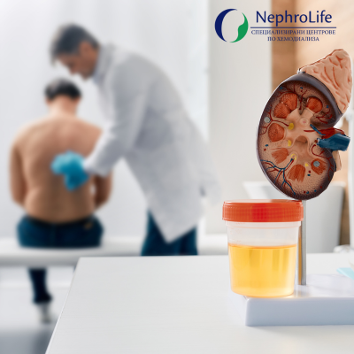 ДОКТОР ПРЕГЛЕЖДА ПАЦИЕНТ С ХРОНИЧНО ИЛИ ОСТРО БЪБРЕЧНО ЗАБОЛЯВАНЕ